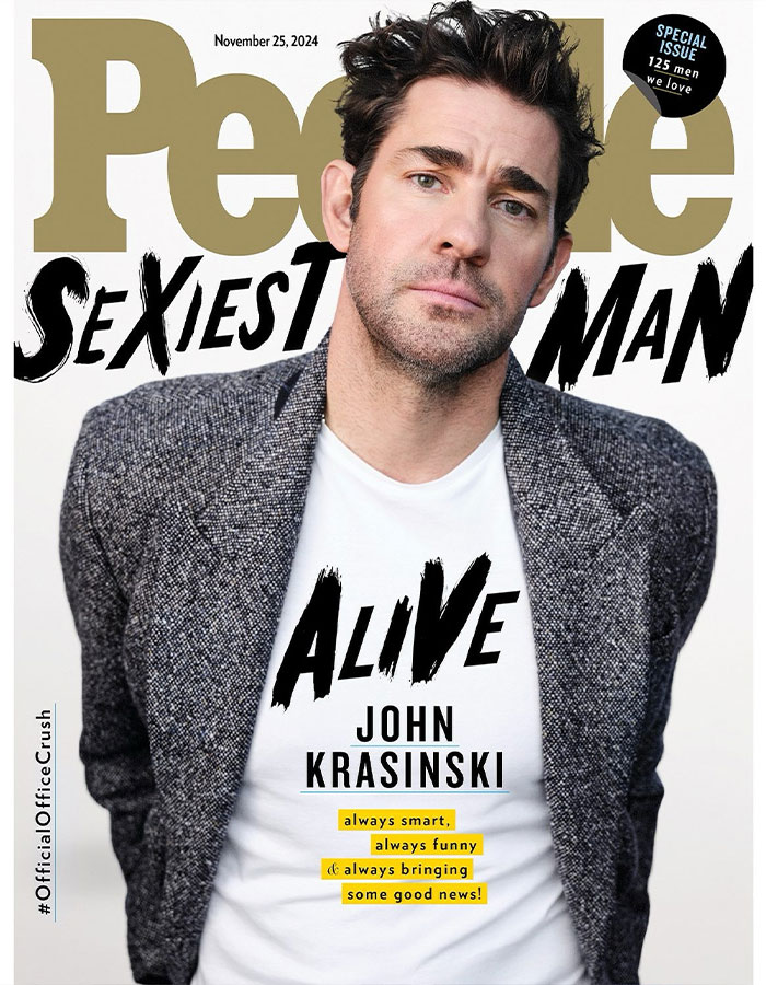 John Krasinski Reveals Wife Emily Blunt's Hilarious Reaction To Being Named ‘Sexiest Man Alive’