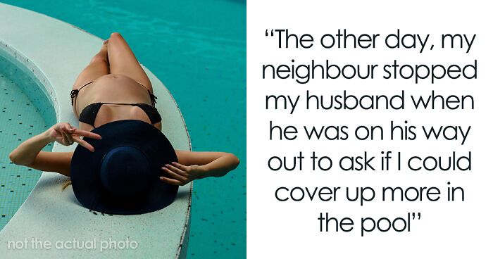 Neighbors Scold Pregnant Woman For Wearing Bikini In Her Pool As It Makes Them Uncomfortable