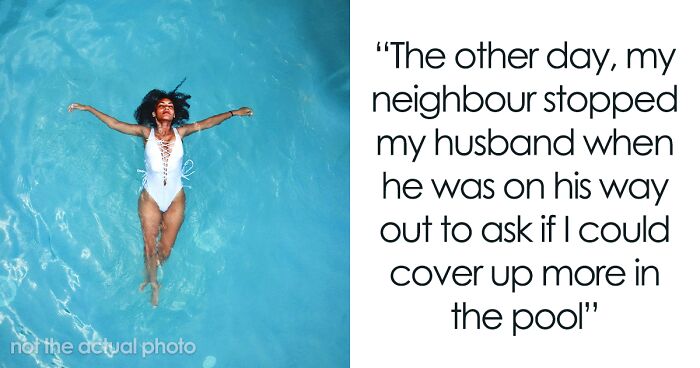 Neighbors Flare Up At Bikini-Clad Pregnant Lady In Her Own Pool Allegedly 'Ruining Their Deck View'