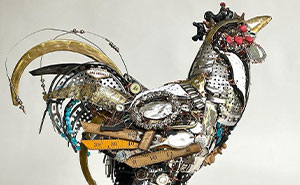 This Artist Repurposes Scrap Metal, Discarded Objects, And Textile Into Animal Sculptures (20 New Pics)