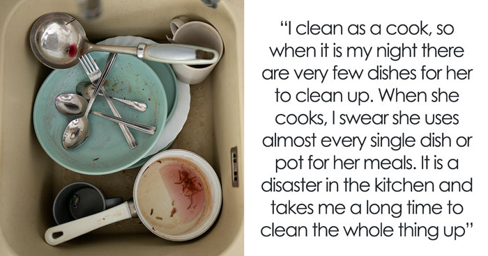 Husband Declares “You Cook, You Clean” Rule After Wife’s Pasta Tornado, Leaves Her Furious