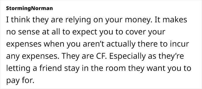 Text highlighting issues with refusing-pay-rent when not incurring expenses.