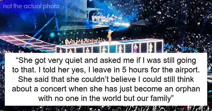 Grieving Woman Expects SIL To Help Her Grieve, Goes Mad When She Goes To A Concert