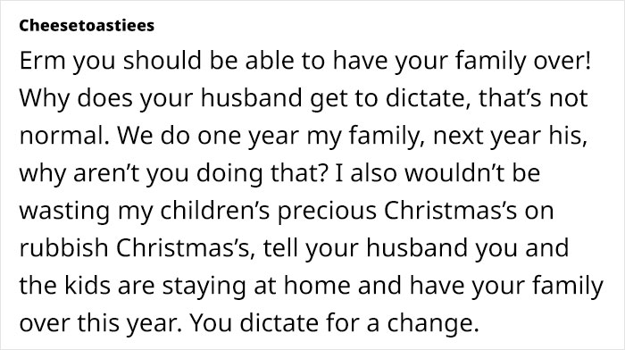 Lady Done Wasting Kids' Christmas With In-Laws That Turn It Into A Funeral Parlor, Seeks Advice