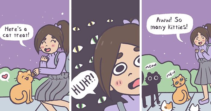 Life’s Random Moments: 30 Cute Comics Illustrated By Kimi Creative (New Pics)