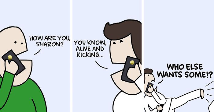 46 Hilarious Comics With A Unique Blend Of Absurdity And Clever Humor By GIGGLR