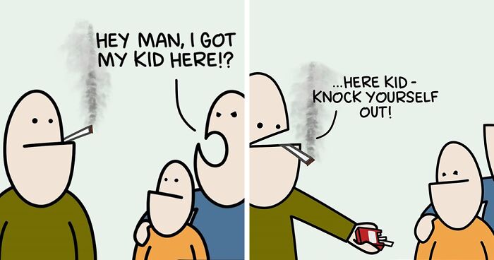 46 Hilariously Absurd Comics With A Slight Taste For Dark Humor By GIGGLR