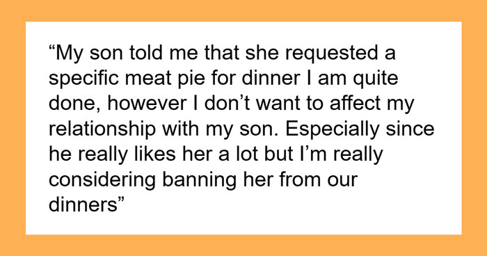 Son’s GF Keeps Saying “No Ring, No Wife Duties” After Every Dinner, Mom Doesn’t Want Her At House