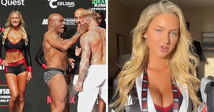 “The Simps Have Spoken”: Ring Girl Sydney Thomas Reacts To Going Viral After Paul Vs Tyson Fight