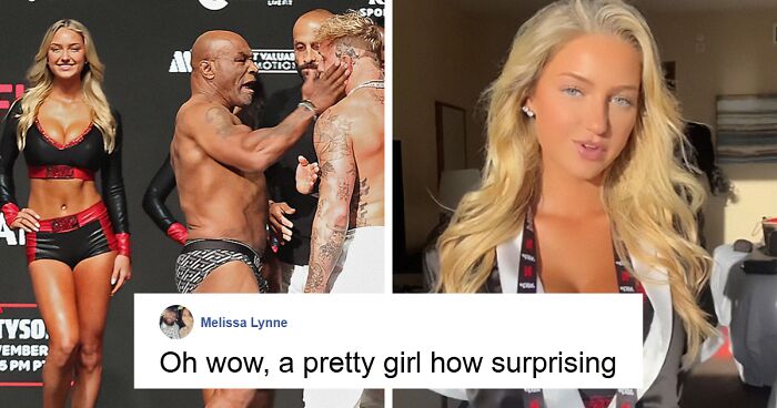 Ring Girl Sydney Thomas Reacts To Stealing The Show During Record-Breaking Boxing Match