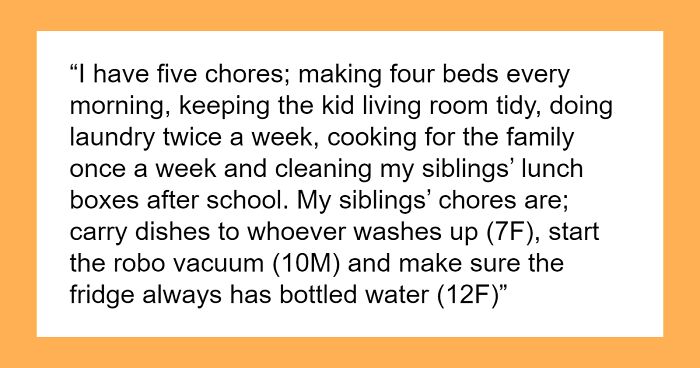 Parents Refuse To Pay Their Teen For Chores, It Backfires When They Plan A Date Night