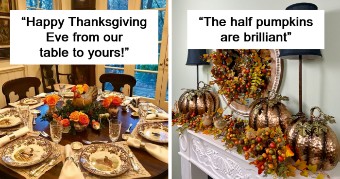 Thanksgiving Decorations That Took Festive To A Whole New Level (New Pics)