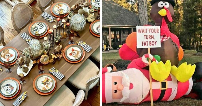 102 Times People Wowed Others With Their Thanksgiving Decorations (New Pics)