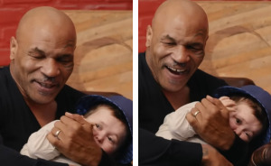 Mike Tyson Admits Thinking 22YO Hasbulla Was An Actual Baby While Cradling Him In Viral Video