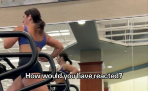 “You’re Crazy”: Woman In Gym Yells At Fitness Influencer For Sprinting Too Loud On Treadmill