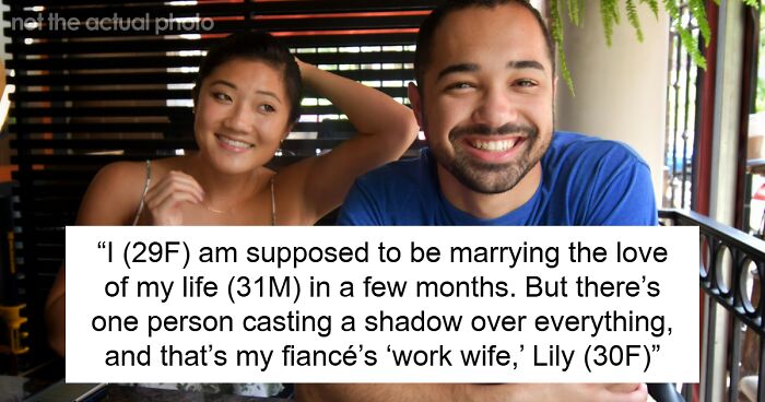 Woman Feels Like A Third Wheel In Her Own Engagement, Wants Fiancé’s “Work Wife” Uninvited