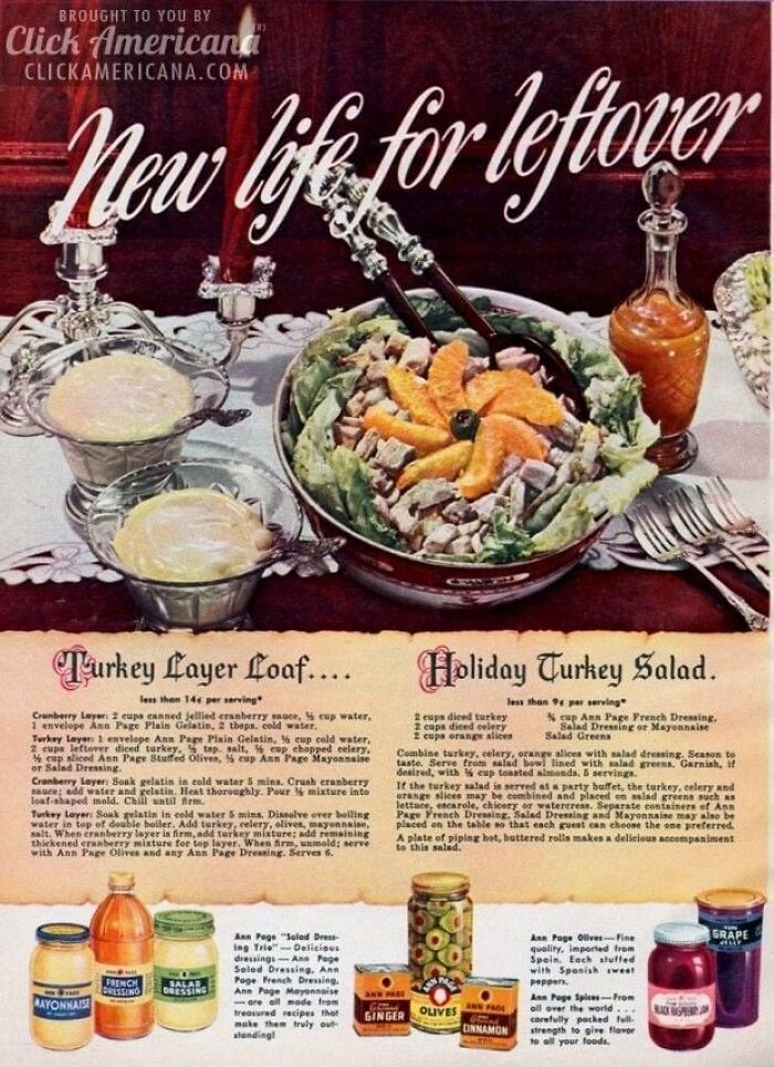 Vintage Thanksgiving Themed Advertising