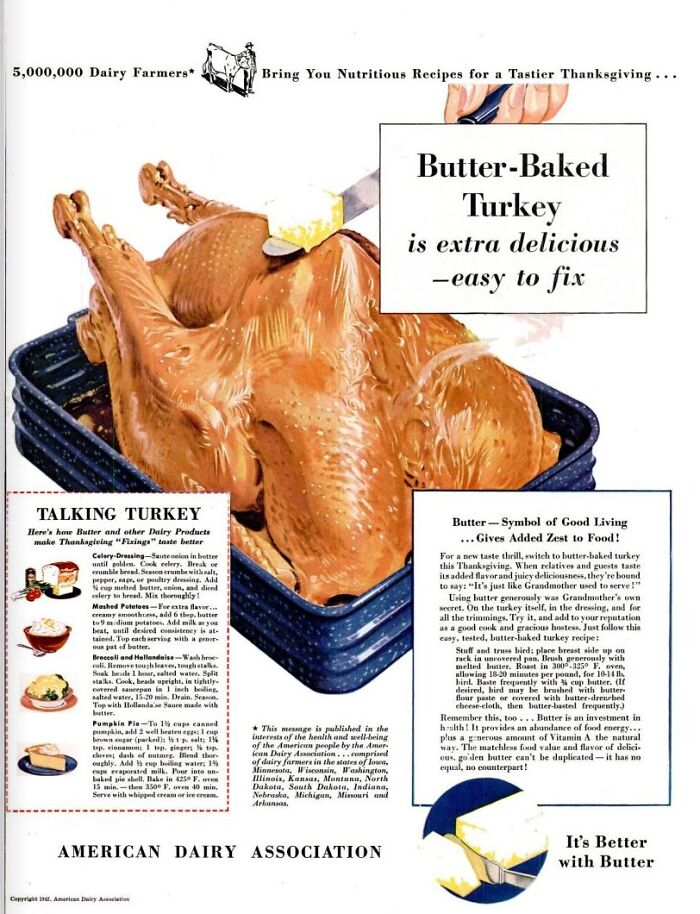 Thanksgiving Ad From Life Magazine