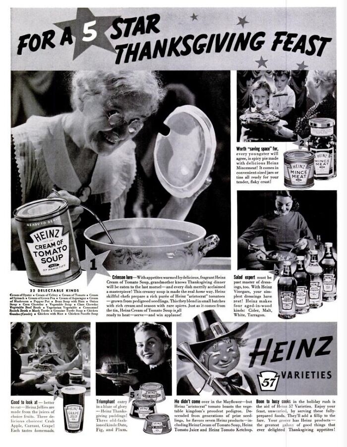 Thanksgiving Ad From Life Magazine