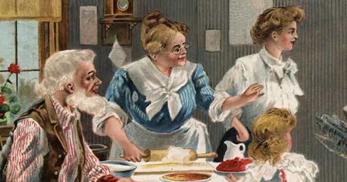 34 Lovely, Funny, And Straight-Up Odd Thanksgiving Postcards From The Past