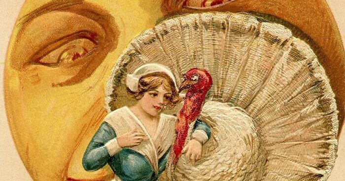 There’s A Whole Genre Of Vintage Thanksgiving Postcards And Here Are 34 Of Them