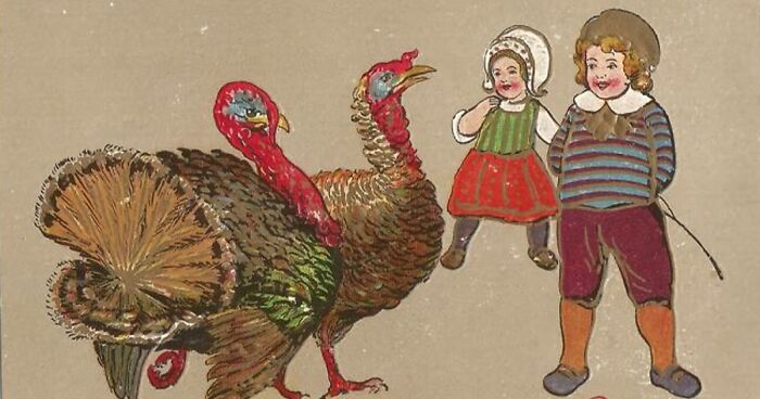 34 Marvelous Vintage Thanksgiving Postcards