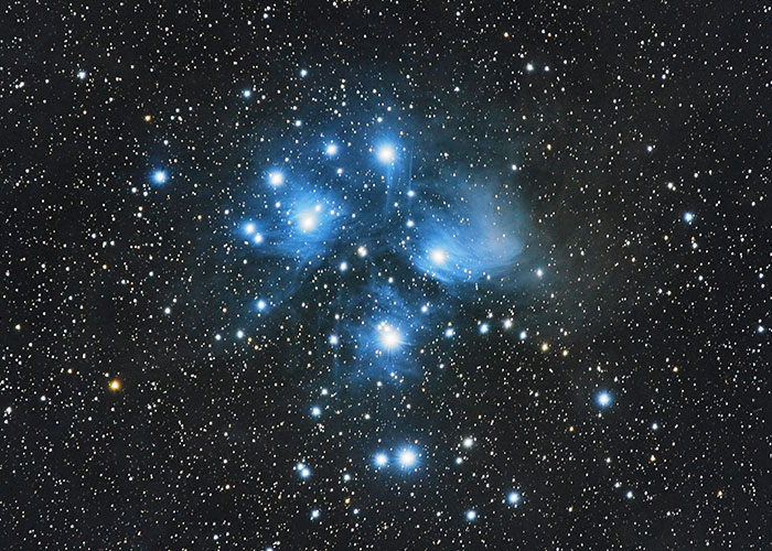 Bright star cluster in a dark night sky representing an unexplainable mystery.