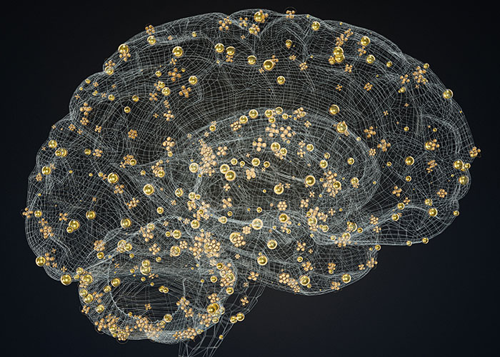 Visual representation of a brain with neural connections, highlighting the unexplainable mystery concept.