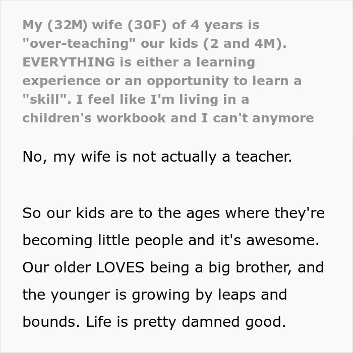 Dad Seriously Considers Divorce After Teacher Points Out That His Son Doesn’t Know How To Play