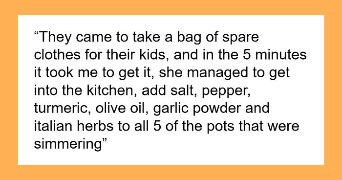 SIL Wastes 40 Lbs Of Tomatoes When She Seasons Sauce That Was Meant To Be Canned, Lady Livid