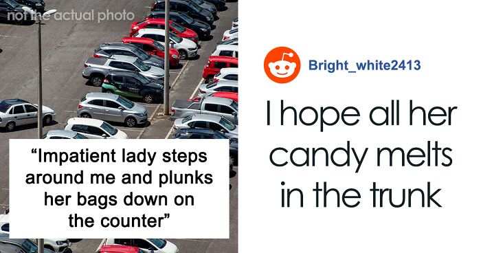 Woman Blocks Karen In Her Car For As Long As Possible After She Rudely Cut In Line