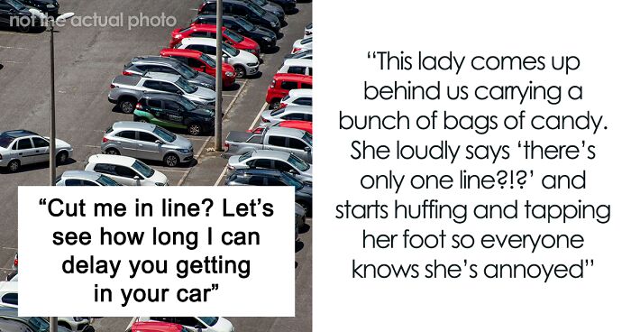 Woman Blocks Karen In Her Car For As Long As Possible After She Rudely Cut In Line