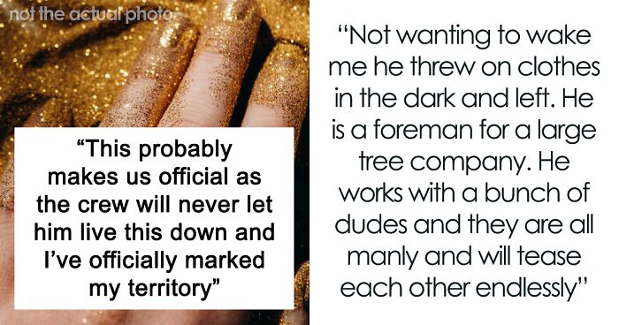 Folks Online Convince A Woman Her Situationship Is A Relationship After Glittery Lotion Incident