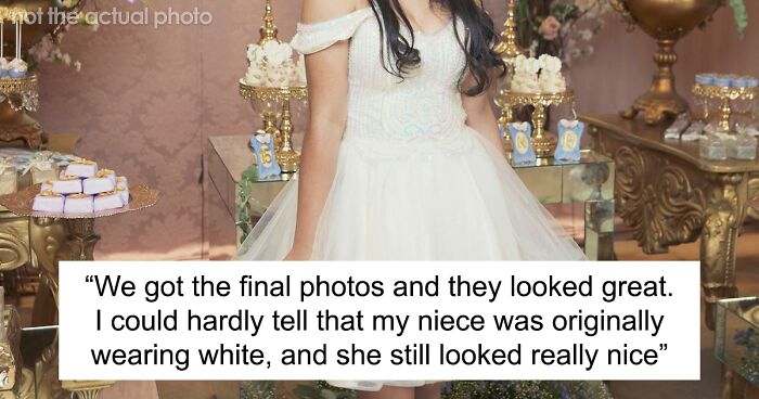 Woman Accused Of Body Shaming Her Niece For Editing Her Photo As She Wore White To Her Wedding