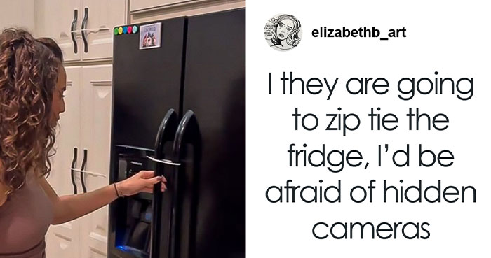 Women Baffled After Everything In 9-Bedroom Rental House Is Zip-Tied Shut—Including The Fridge