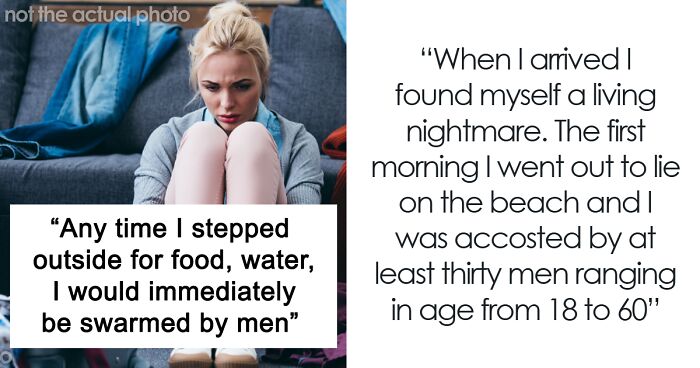 Woman Wants A Refund For Her Vacation As She Was Trapped In Her Hotel Room Due To Creepy Men