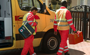 Boss Furious After Bleeding Employee Is Taken To Hospital By Ambulance