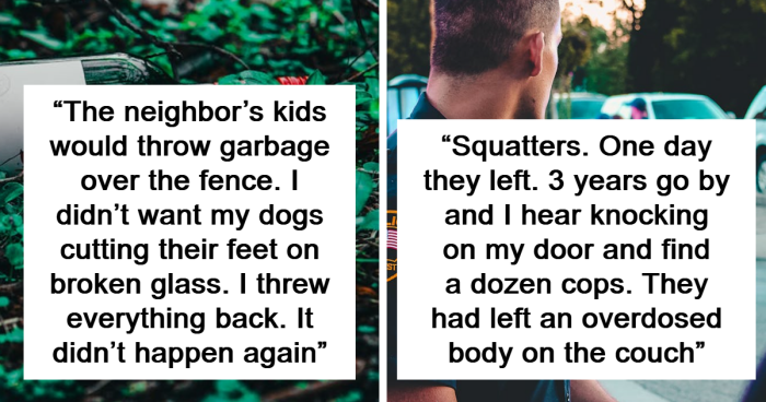 50 Of The Worst Neighbor Experiences, Showing That Your Stomping Neighbor Is A Piece Of Cake