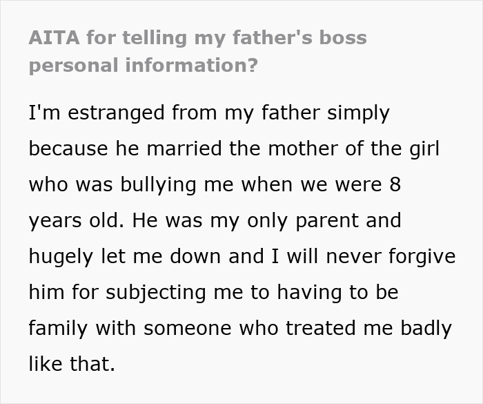 Drama Erupts After Lady Tells Dad’s Boss What An Awful Father He Was, Dad Hits Back With Insults