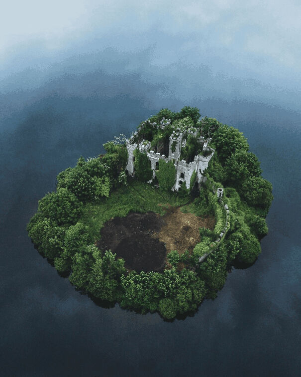 Mcdermott's Castle, Abandoned Irish Castle In County Roscommon, Ireland