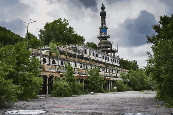 Consonno, A Little Ghost Town Near Lecco, In The North Of Italy