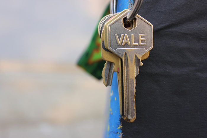 Keys on a keyring highlighting security measures importance according to online discussions.