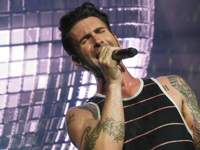 Adam Levine singing