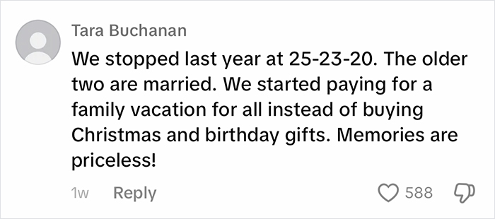 Parents Wonder, "How Long Can I Continue To Do This?", Decide Not To Buy Each Kid A Gift