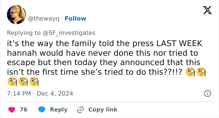 Tweet discussing the twist in Hannah Kobayashi’s case and green card marriage scam.