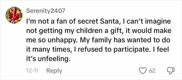 Parents Wonder, "How Long Can I Continue To Do This?", Decide Not To Buy Each Kid A Gift