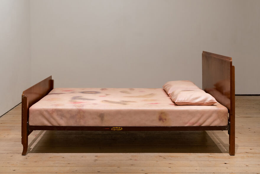 The Bed Is A Sculpture By Artist Maayan Sophia Weisstub, Aimed At Raising Awareness About Domestic Abuse