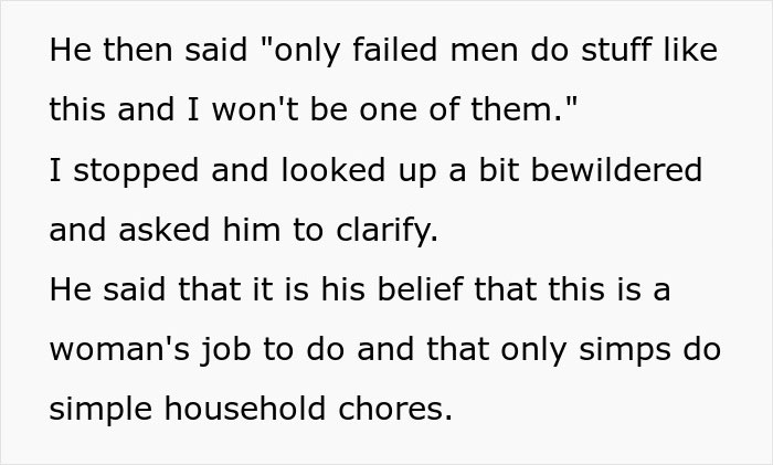 “Only Failed Men Do Stuff Like This”: Teenager Says Chores Are A Woman’s Job, Dad Kicks Him Out