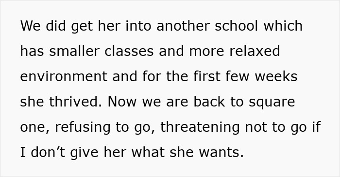 Text about a mom coping with her 17-year-old's behavior, questioning if ADHD is involved.