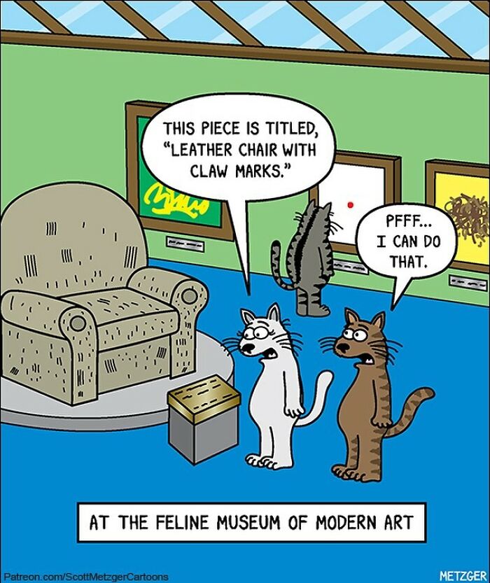 Only Cat And Dog Owners Might Truly Understand These 39 New Cartoons By The Artist Scott Metzger